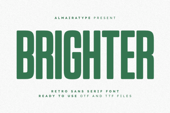 Brighter Font